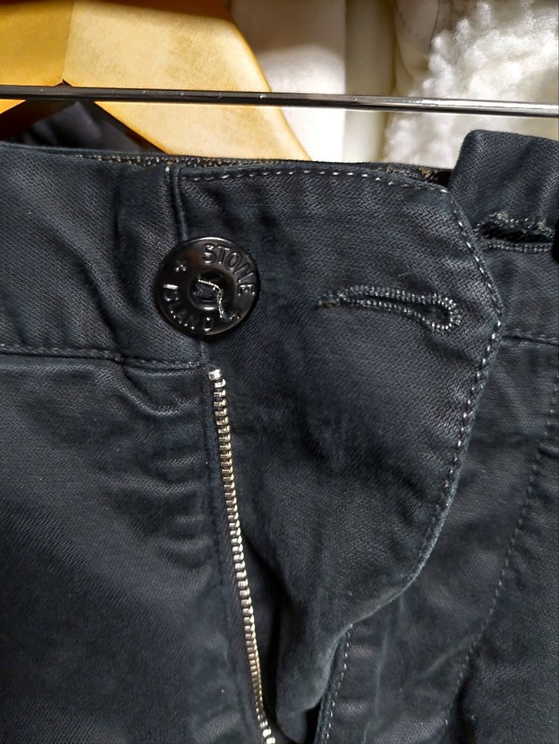 스톤아일랜드 블랙 남성 면바지 w32 백화점판 상품이미지2