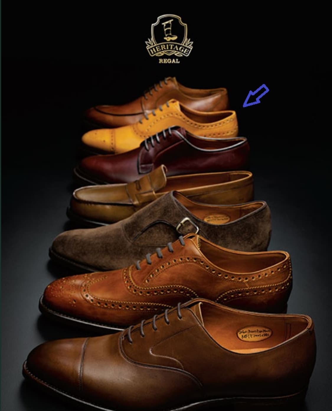헤리티지 리갈 7006번 멜버른 윙팁 구두  상품이미지10