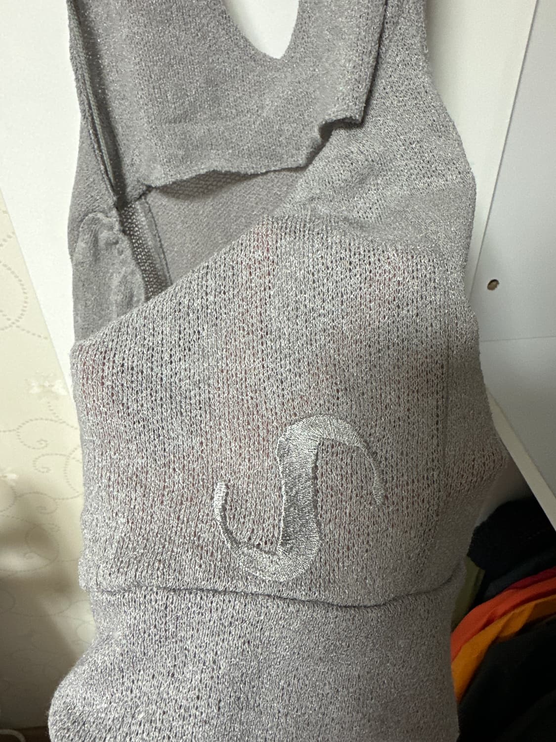 오호스 홀터넥 니트 탑 상품이미지4