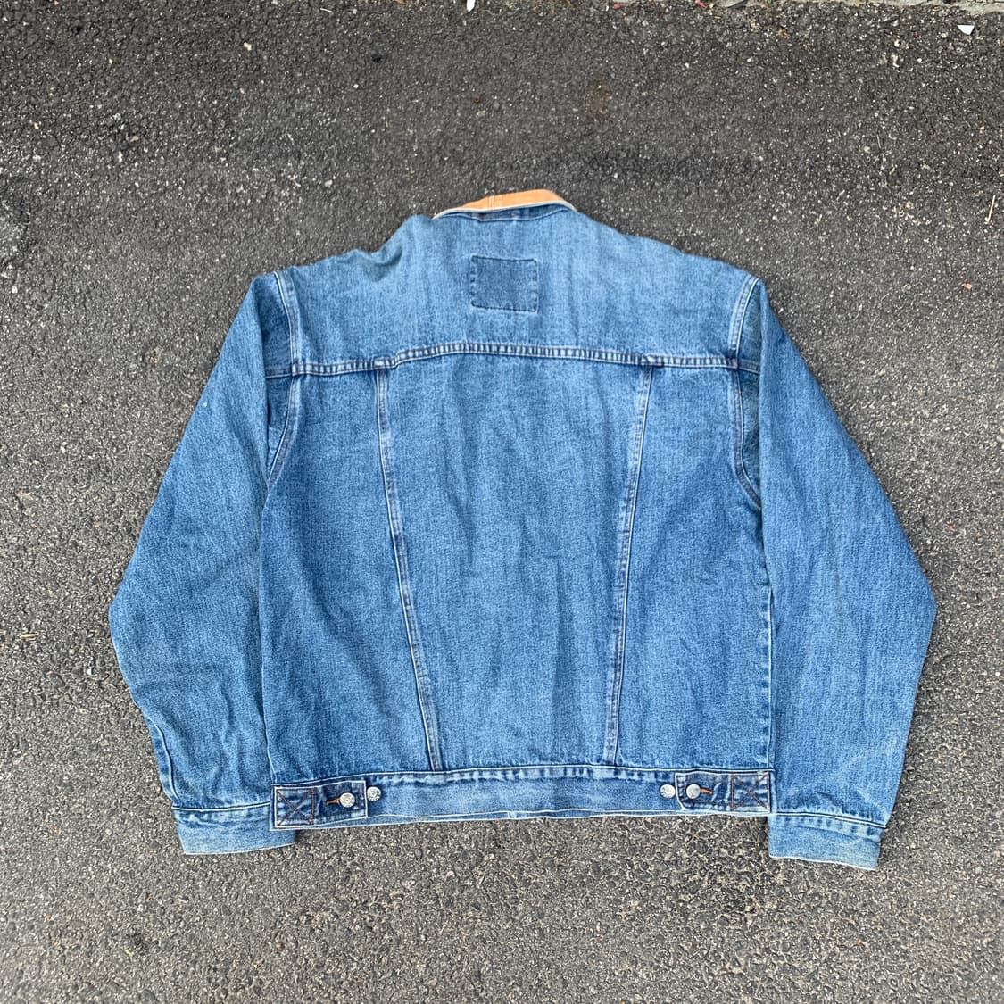 90s 아메리칸 빈티지 FLUID BLUES 데님 자켓 청자켓 XL 상품이미지5
