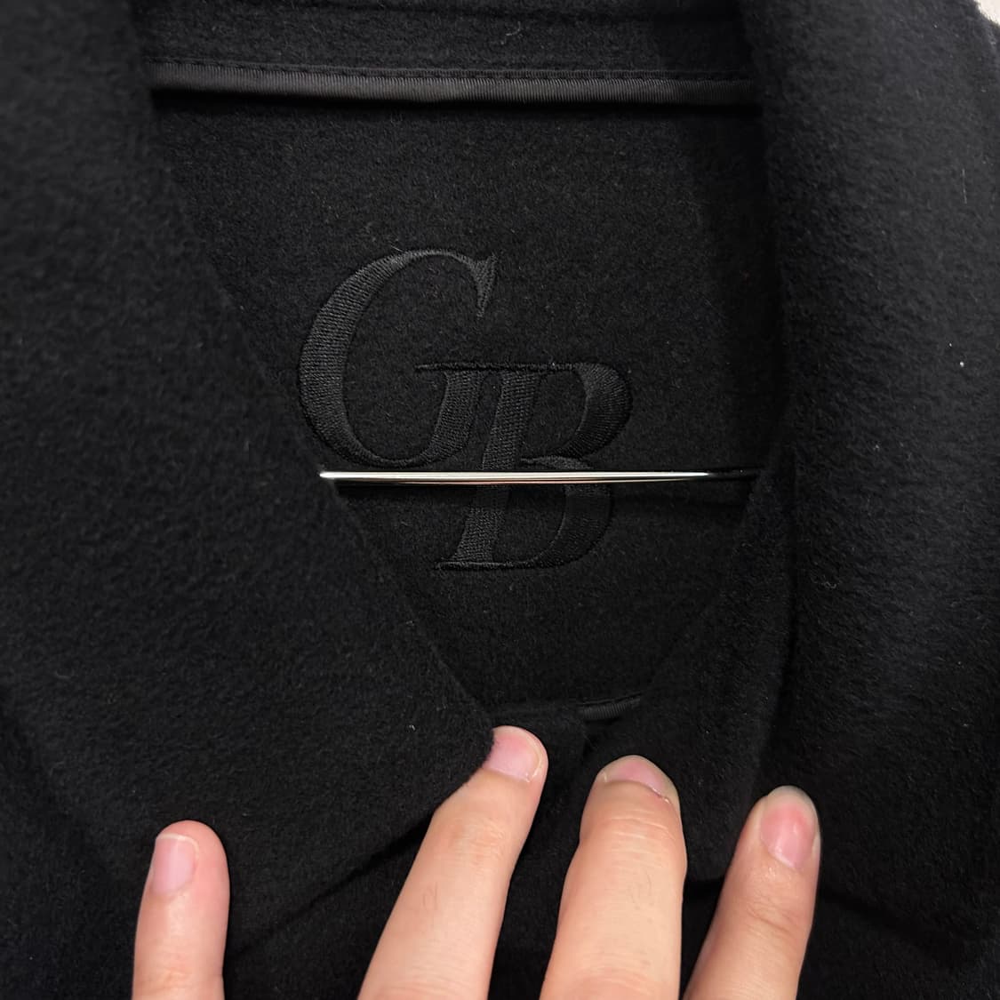 질리비체 덕다운 이너 케시미어블랜드 히든버튼 미니멀 코트 상품이미지3