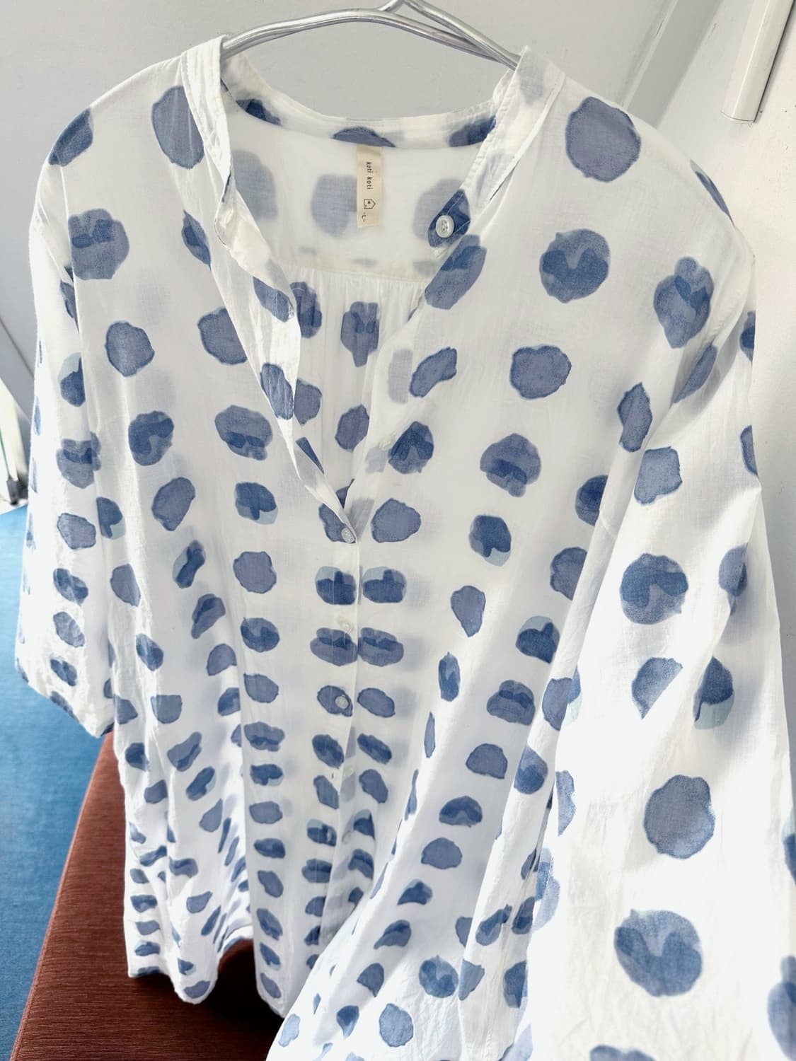  Sheer cotton design pattern onepiece 상품이미지1