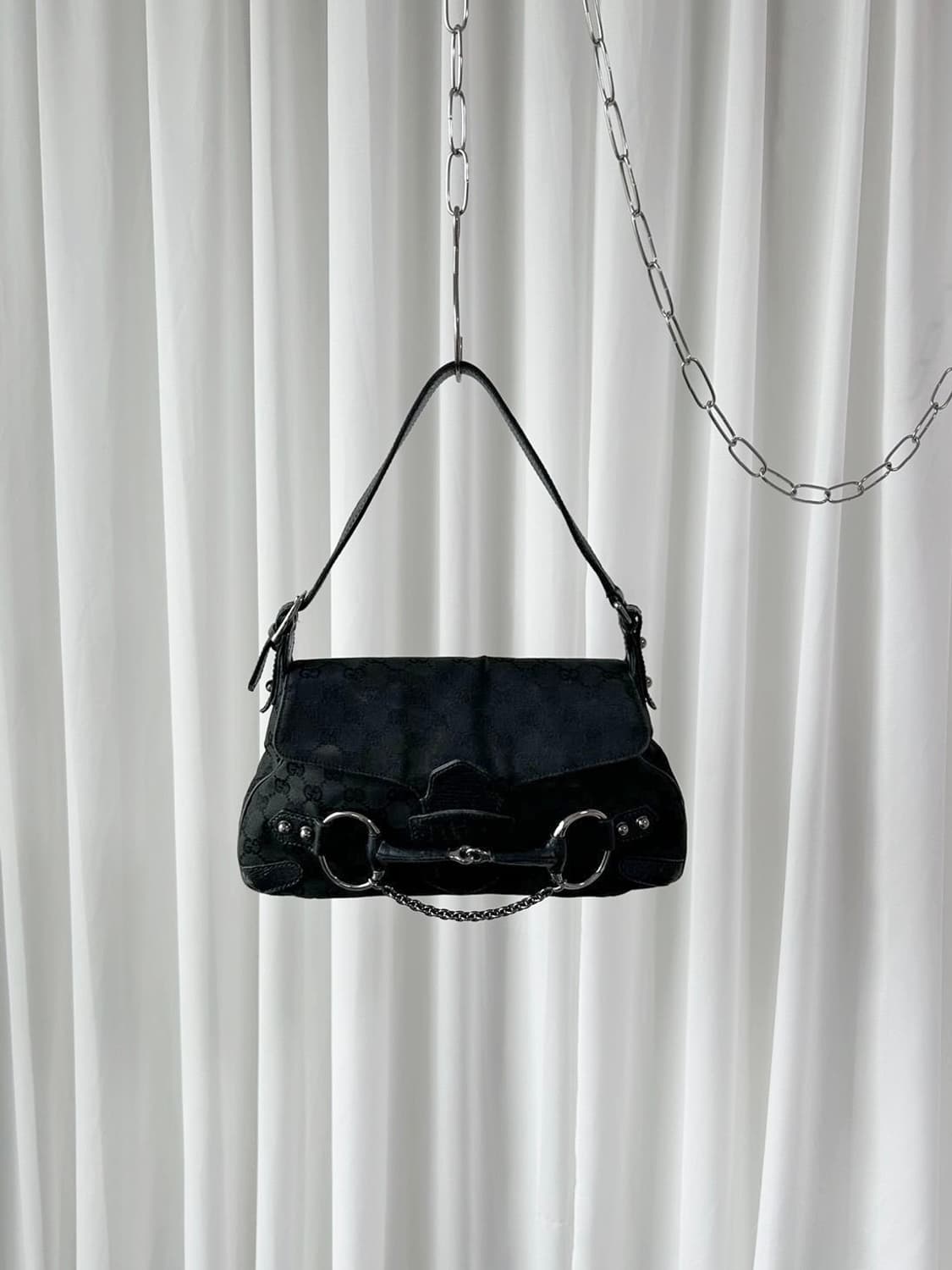 구찌 홀스빗 체인 숄더백 블랙 상품이미지1