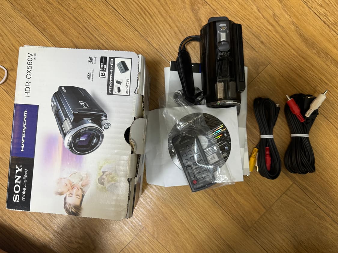 소니 HDR-CX560V 캠코더 풀박스 상품이미지1