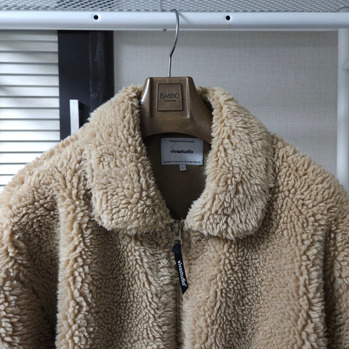 L ) 비바스튜디오 후리스 자켓 IA 상품이미지8