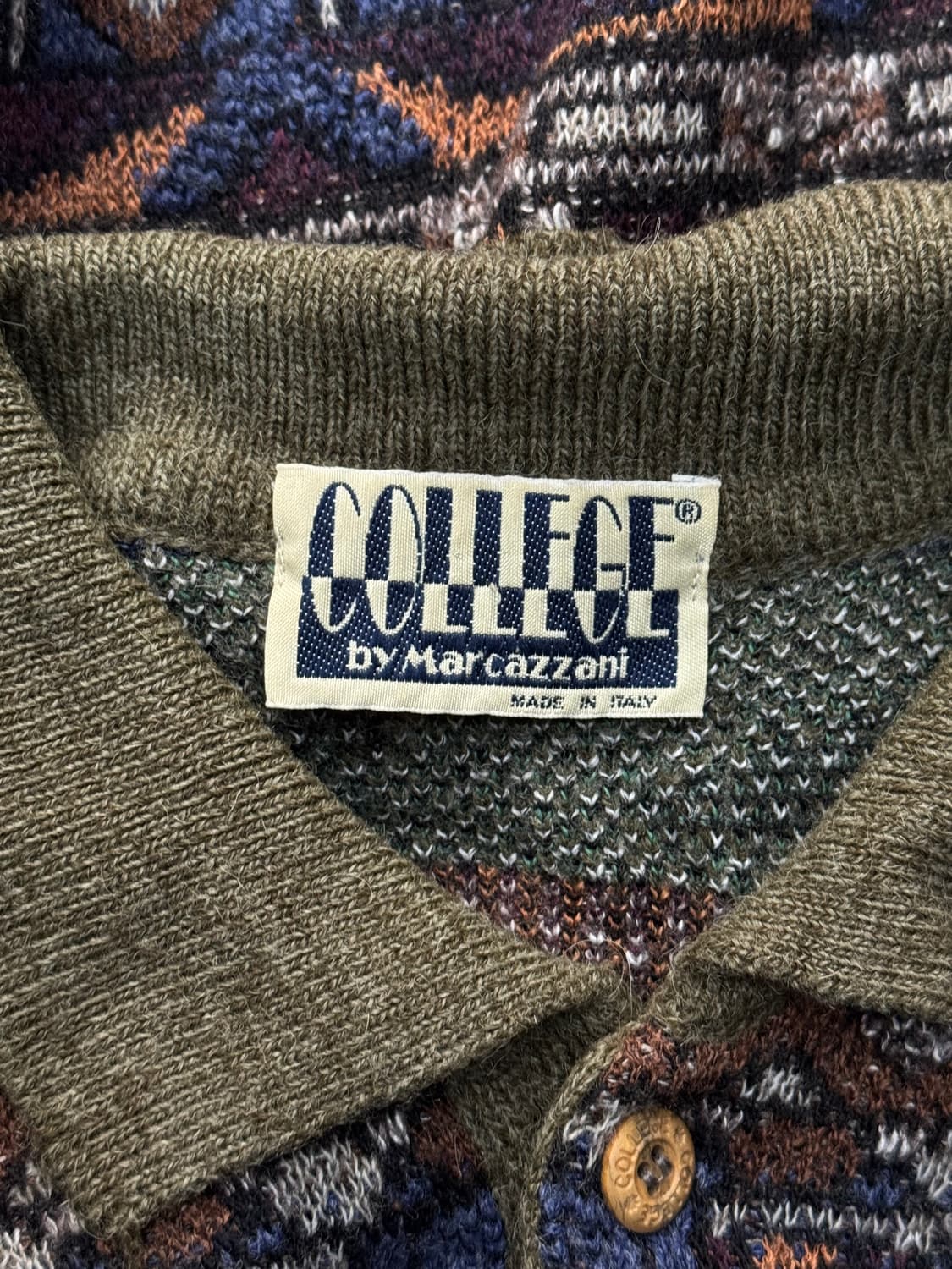 COLLEGE by Marczzani 케이블 카라넥 니트 상품이미지9