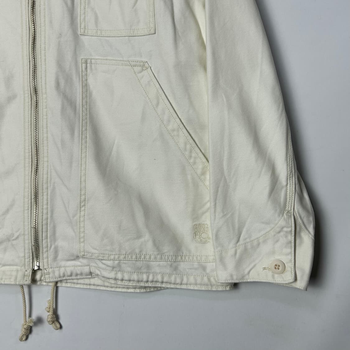 [GUNG HO] 궁호 화이트 워크자켓 상품이미지3