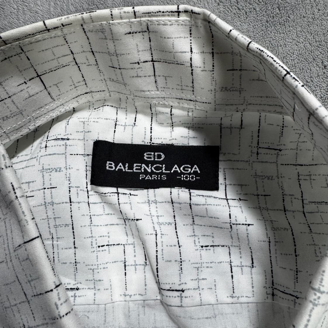 발렌시아가 패턴 반팔 셔츠 상품이미지3