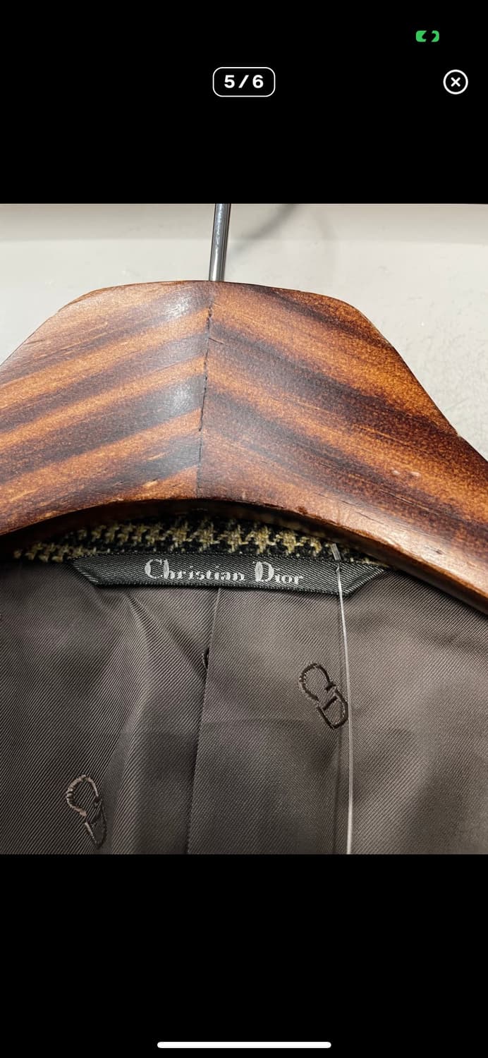 크리스찬 디올 체크 블레이저 자켓 A3421 상품이미지5