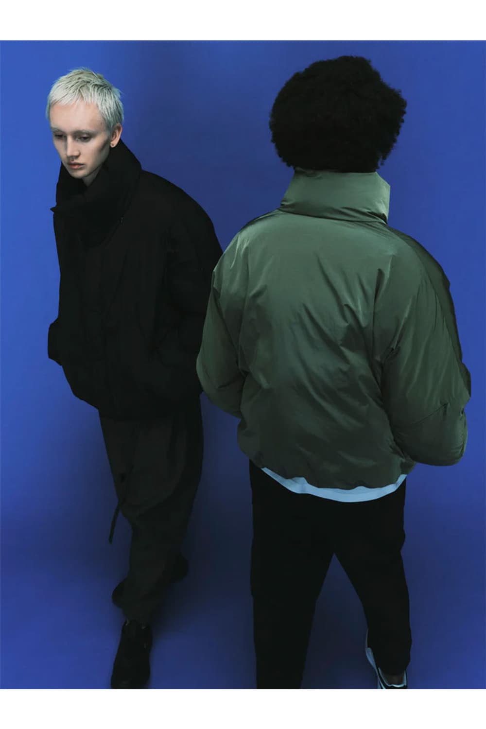 (새상품) 후미토간류 컨스트럭티브 스텔스 다운 자켓 카키 상품이미지5