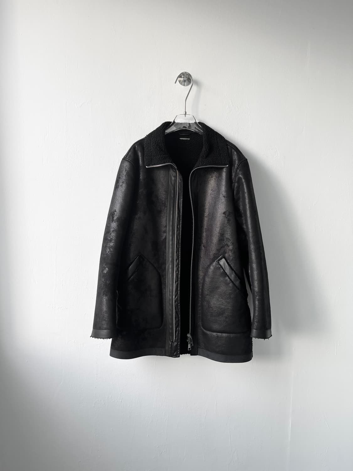 아르마니 익스체인지 하이넥 무스탕 상품이미지3