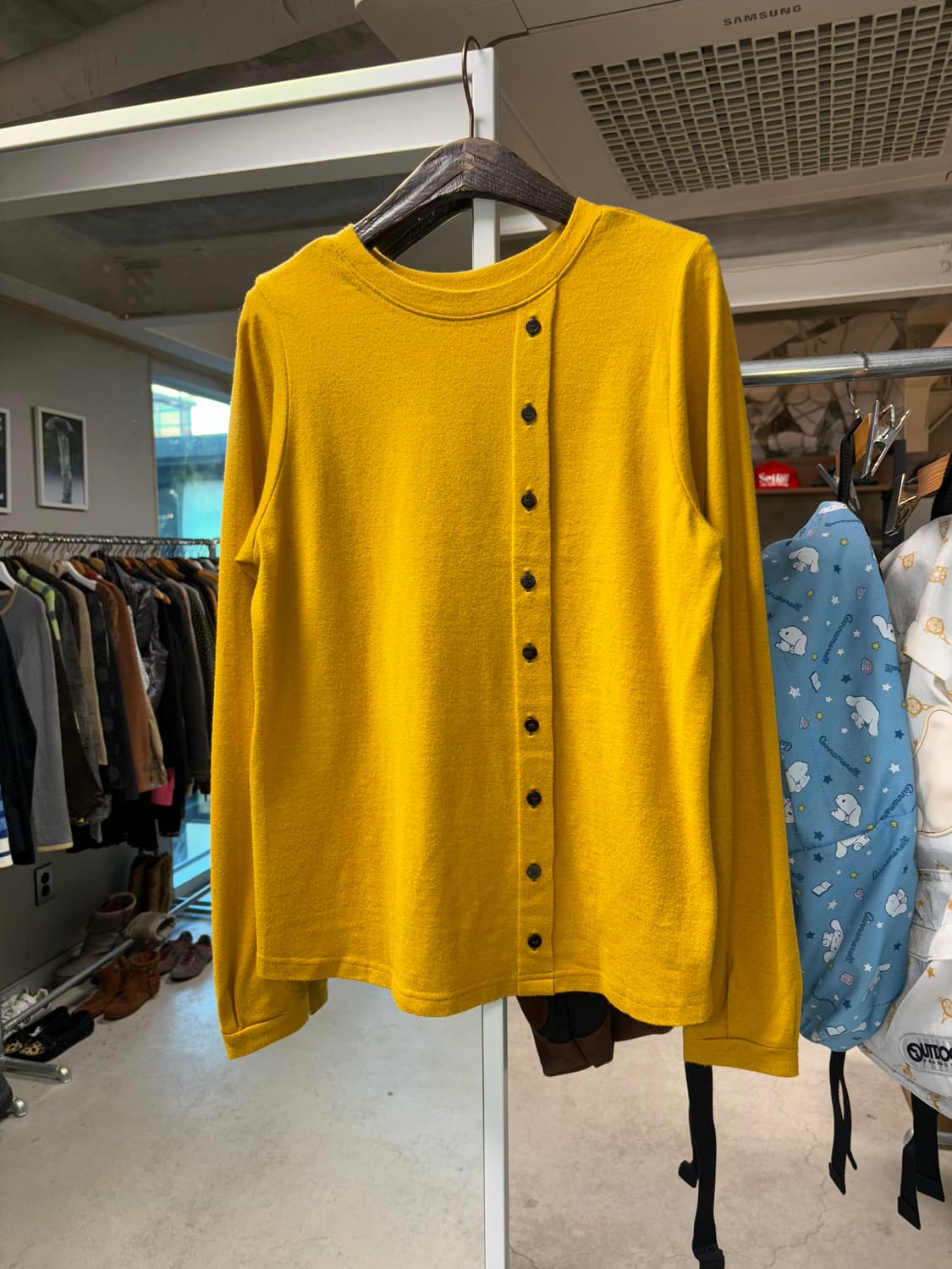 Reac 머스터드 니트 상품이미지2