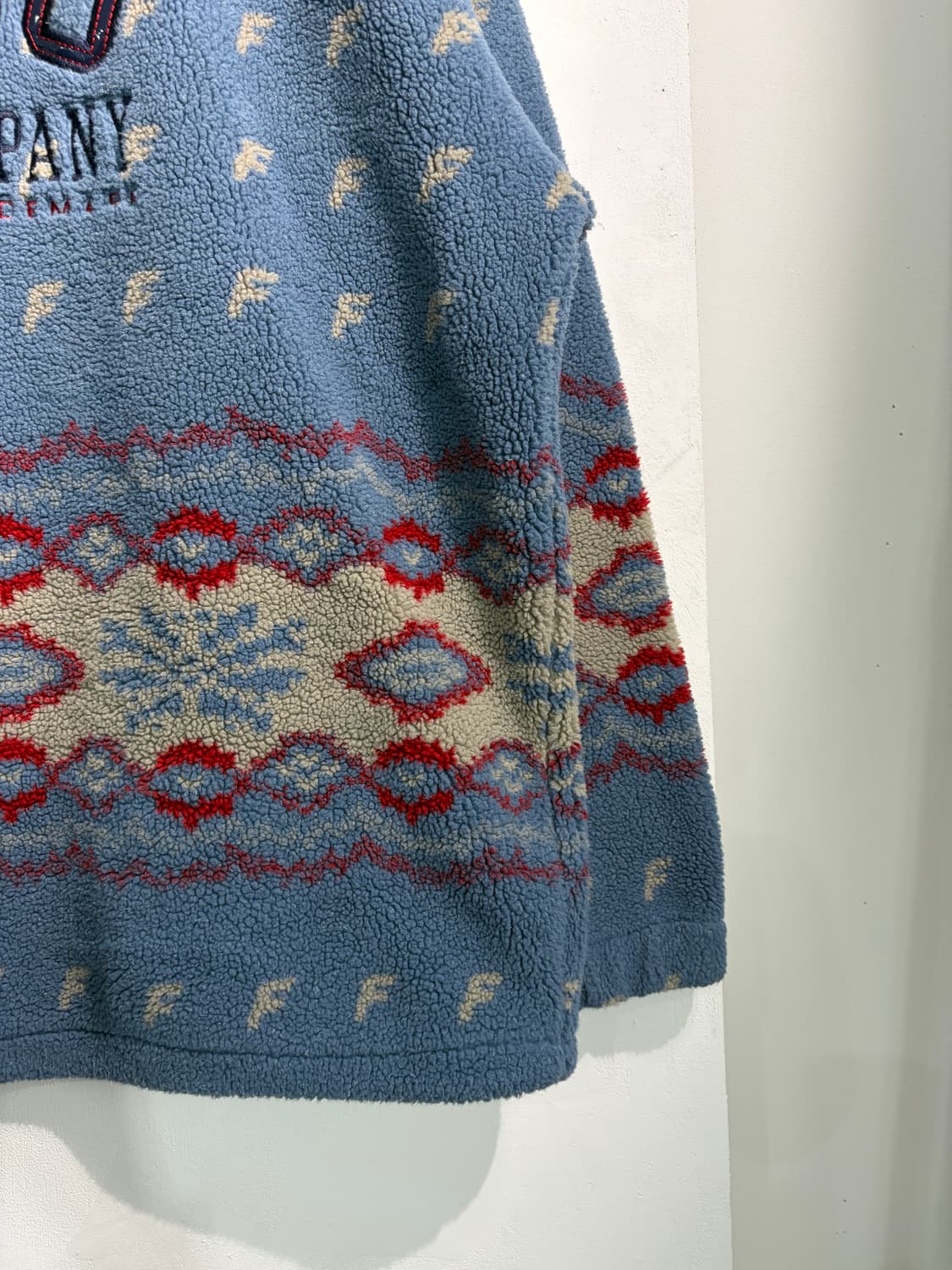 FUBU 후부 노르딕 패턴 플리스 후리스 105 상품이미지7