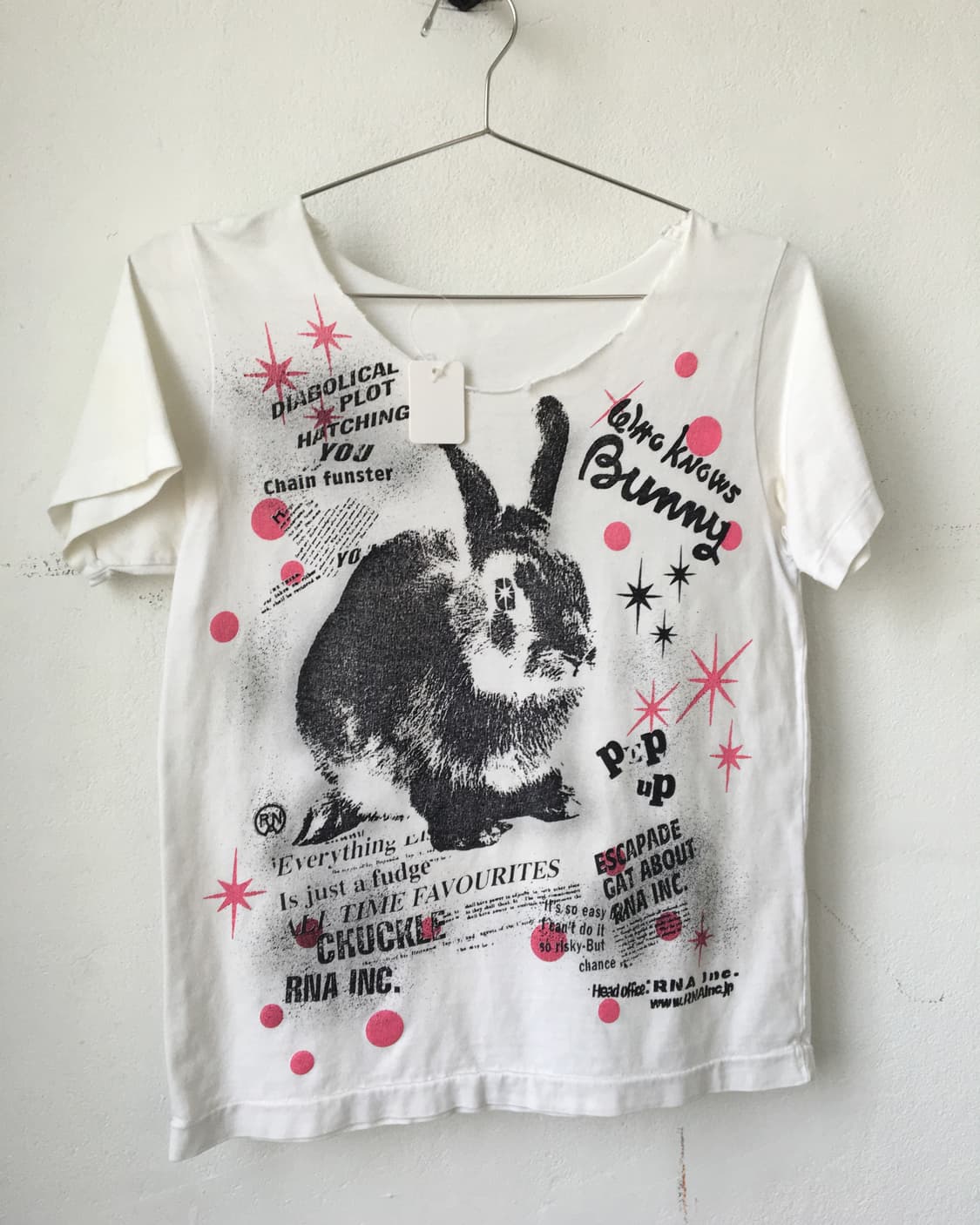 Rabbit printing t shirt 상품이미지6