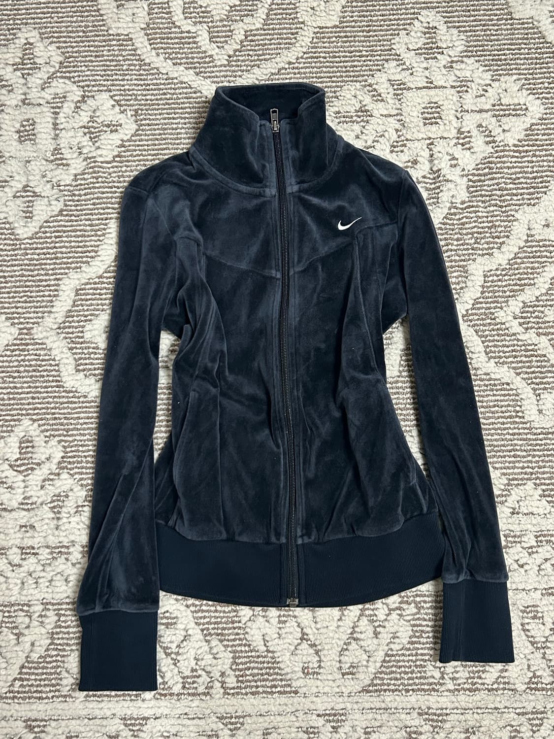 나이키 벨루어 트랙탑 벨벳 딱붙핏 져지 상품이미지1