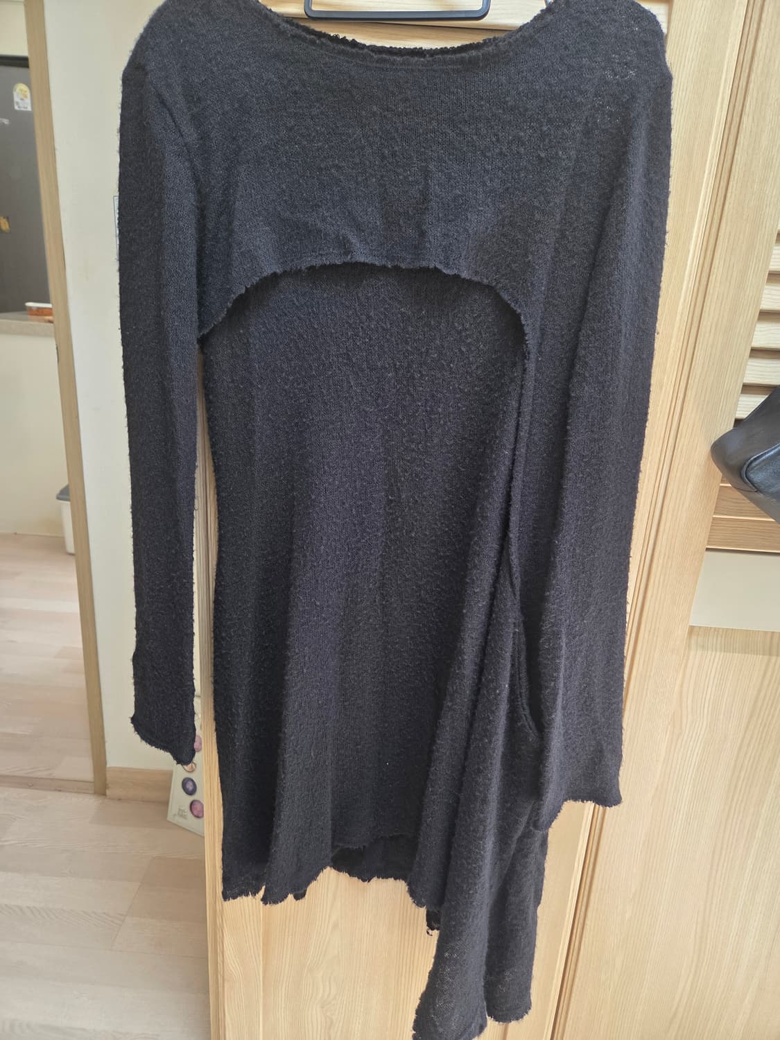 요지 헤어리 니트 원피스 상품이미지5