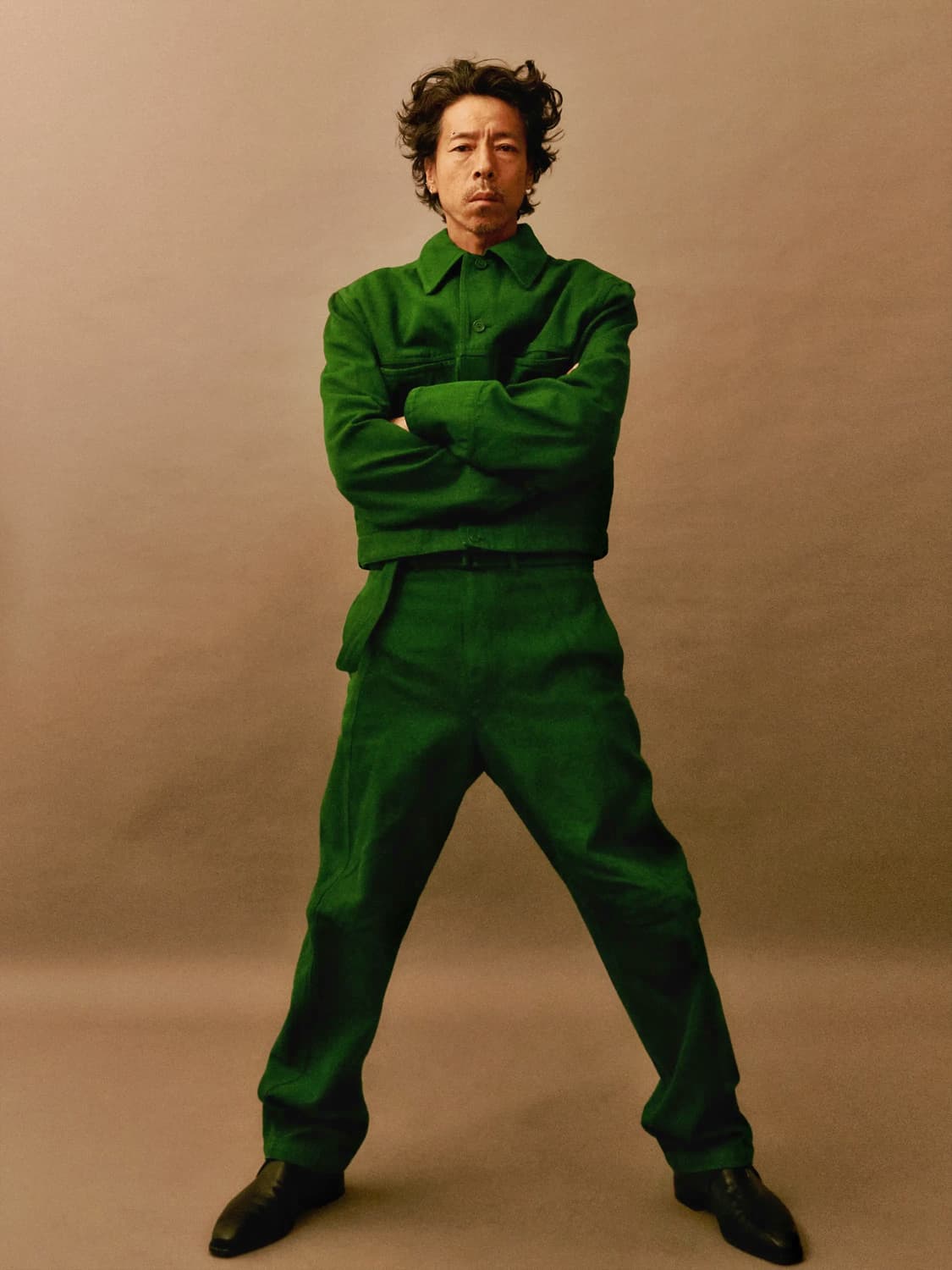 누마레 22FW EE 네오 스티치 셋업 그린 M, S 상품이미지1