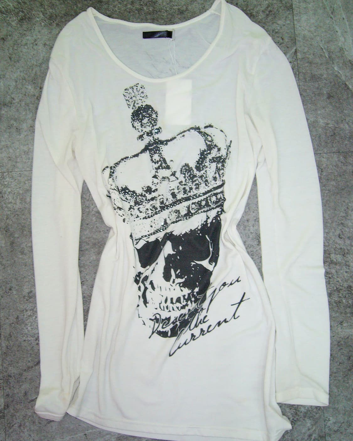 Asymetric Long Scull Top 상품이미지1