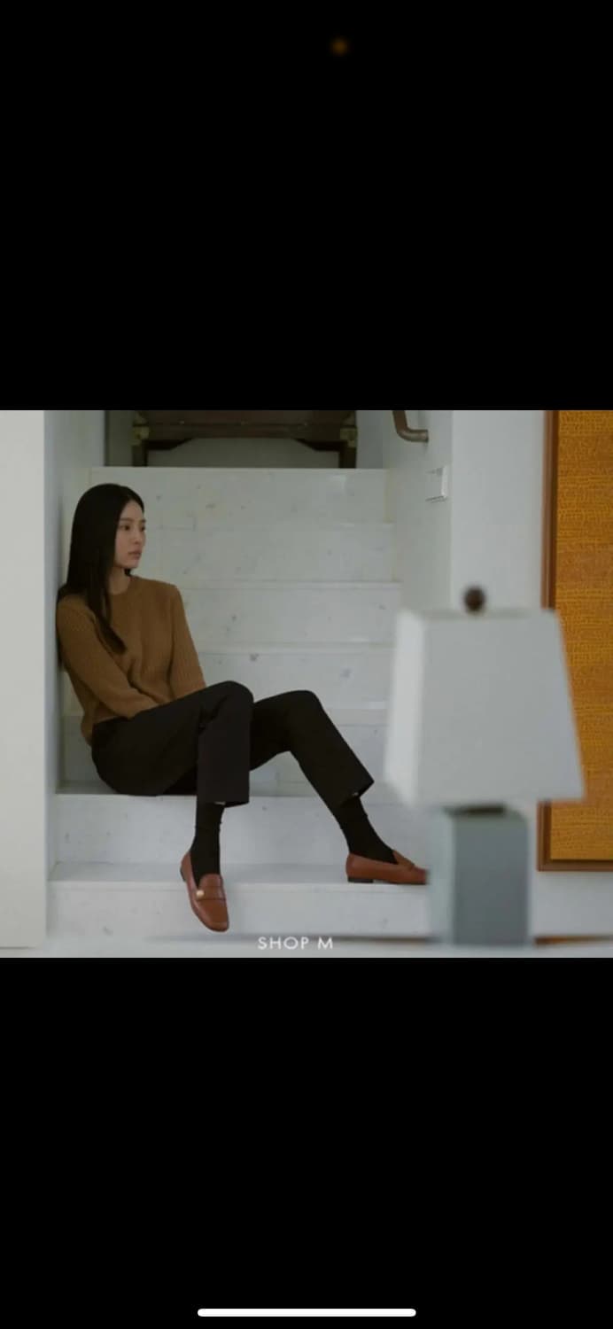 샵엠 medor knit 카멜 상품이미지1