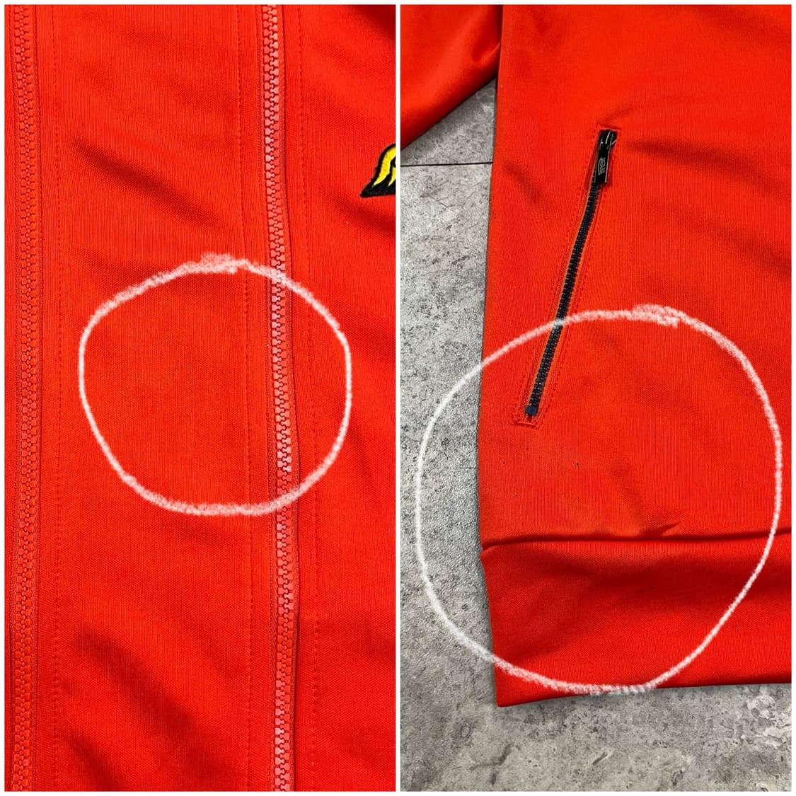 본더치 더블집업 져지 레드 100 #csz2473 상품이미지5