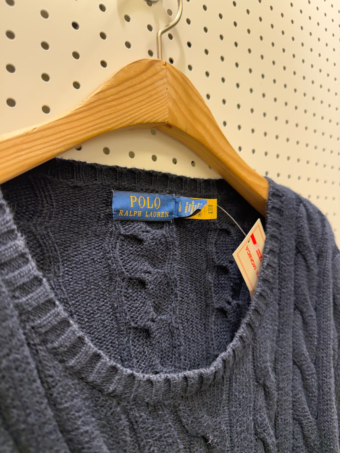폴로 랄프로렌 케이블 니트 스웨터 U206 상품이미지4