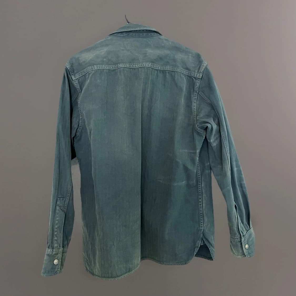 RRL 더블알엘 인디고 헤링본 트윌 워크 셔츠 상품이미지5