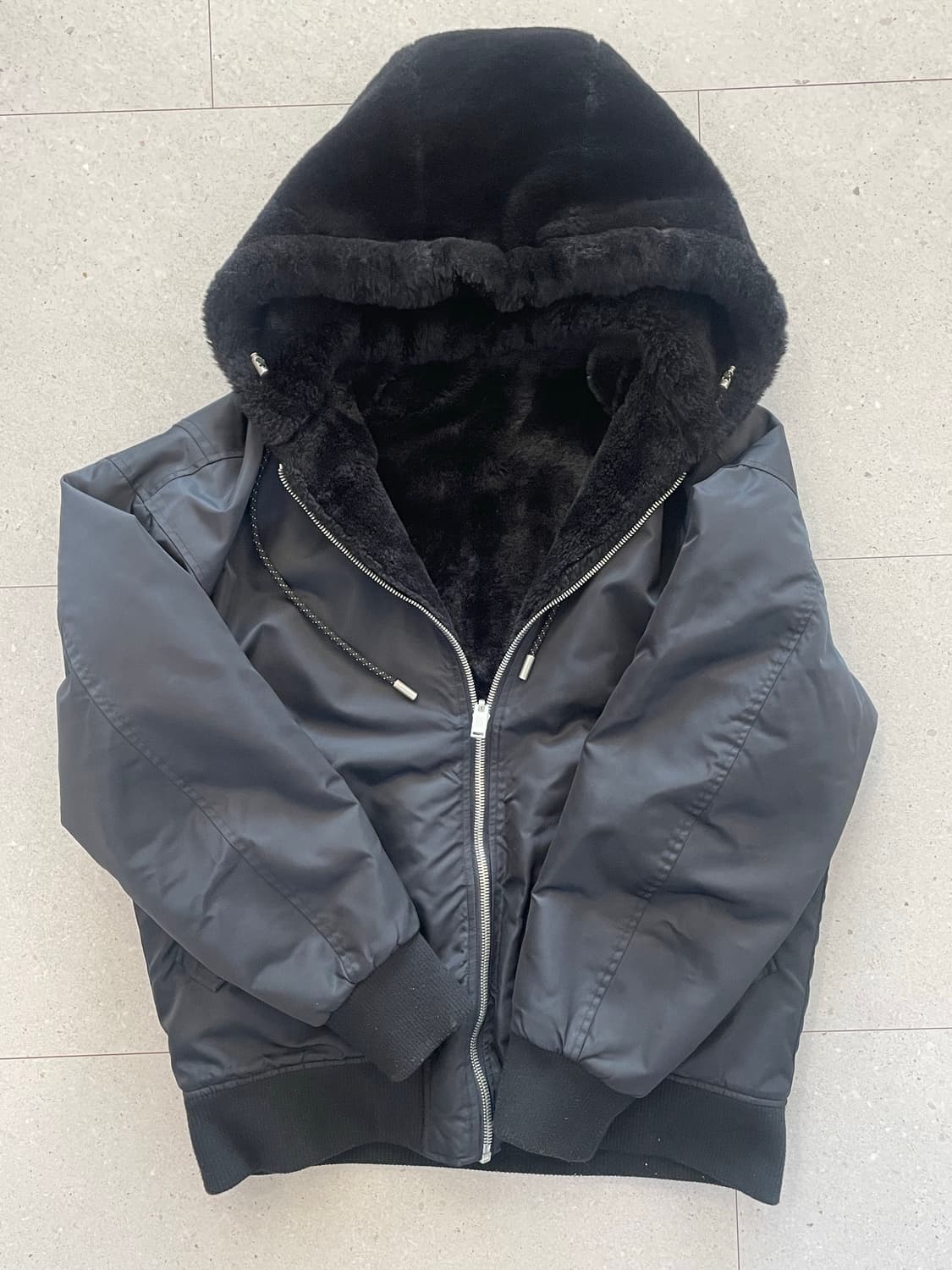 자라 리버시블 퍼 자켓 상품이미지1