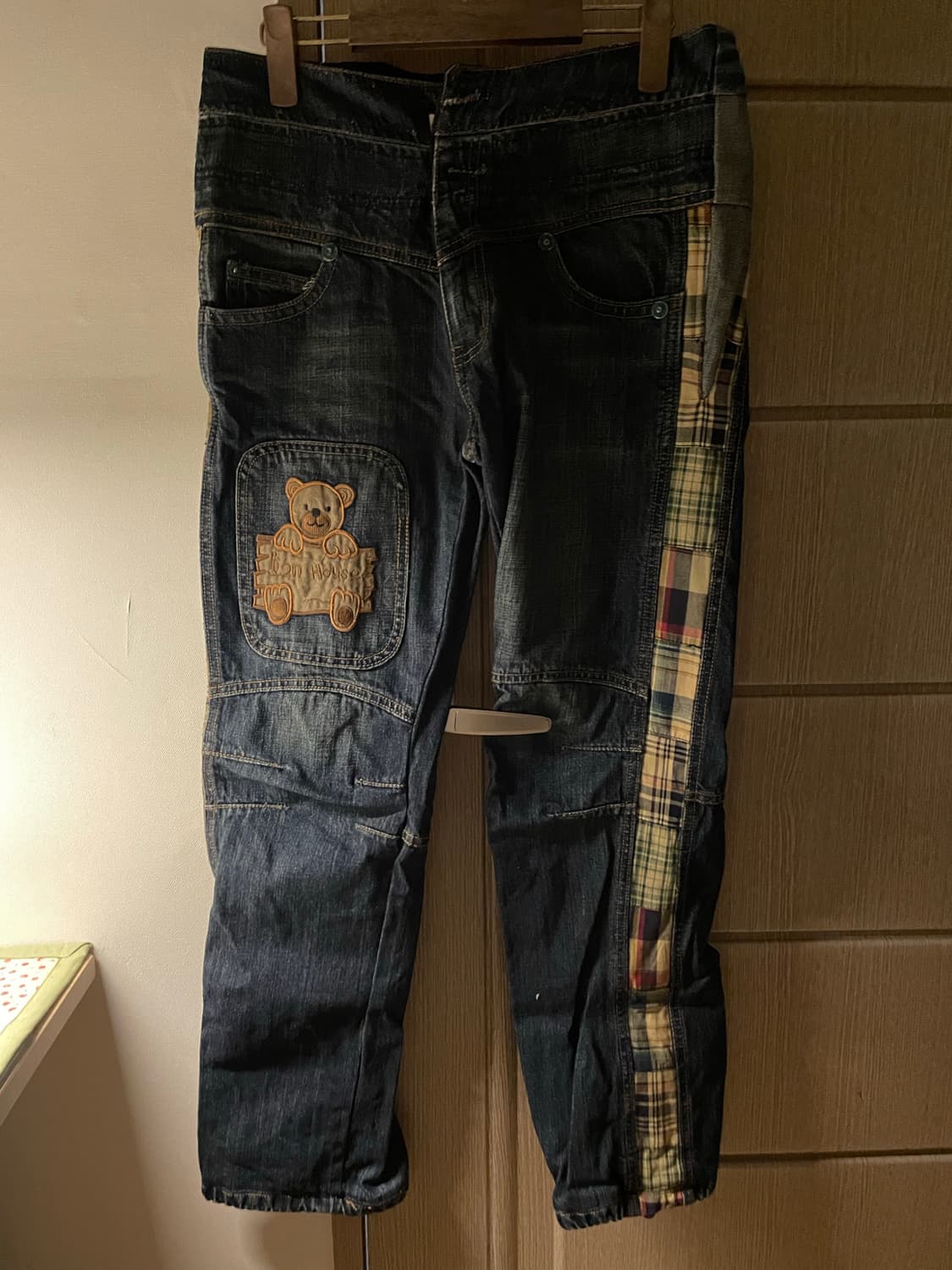 빈티지 자수 데님 청바지 상품이미지1