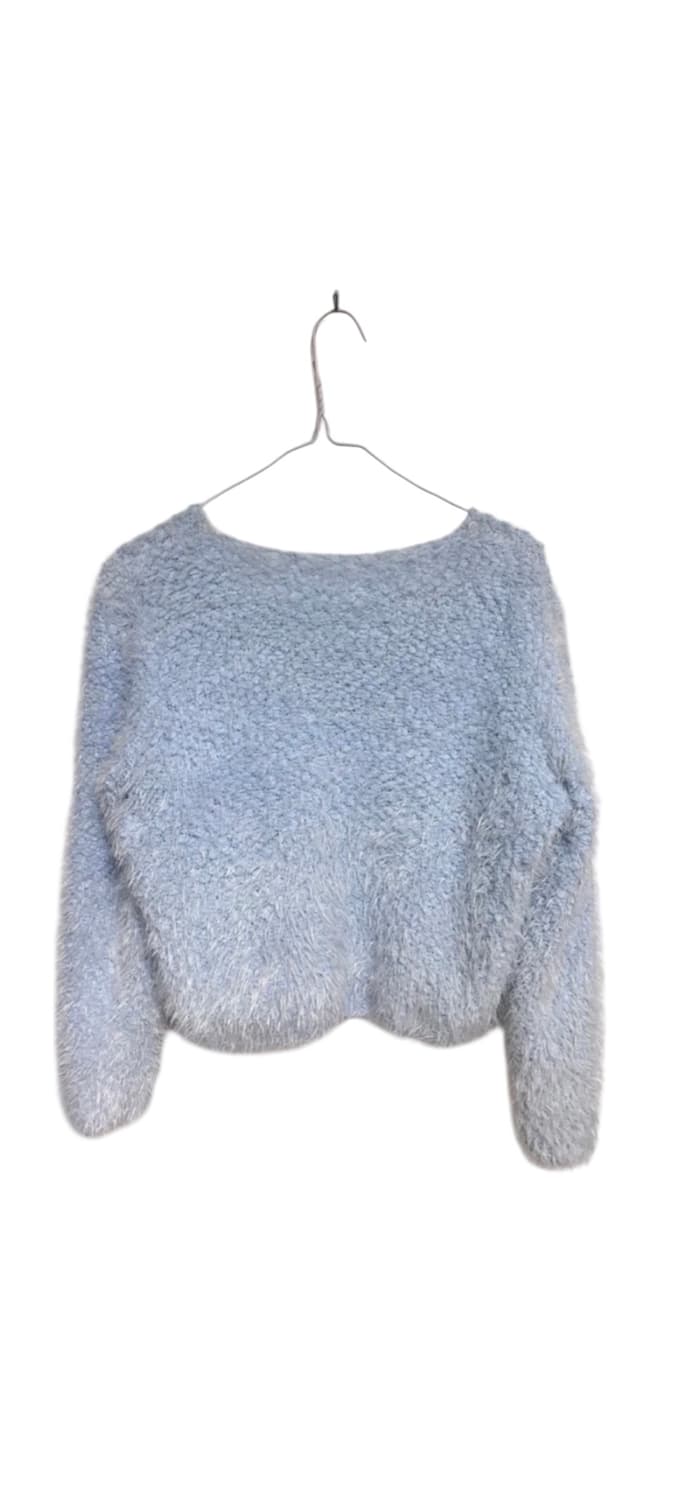 하늘색 앙고라 니트 상품이미지2