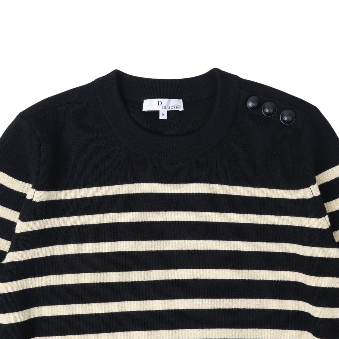 디올 유니폼 비 로고 스냅 스웨터 니트 상품이미지2