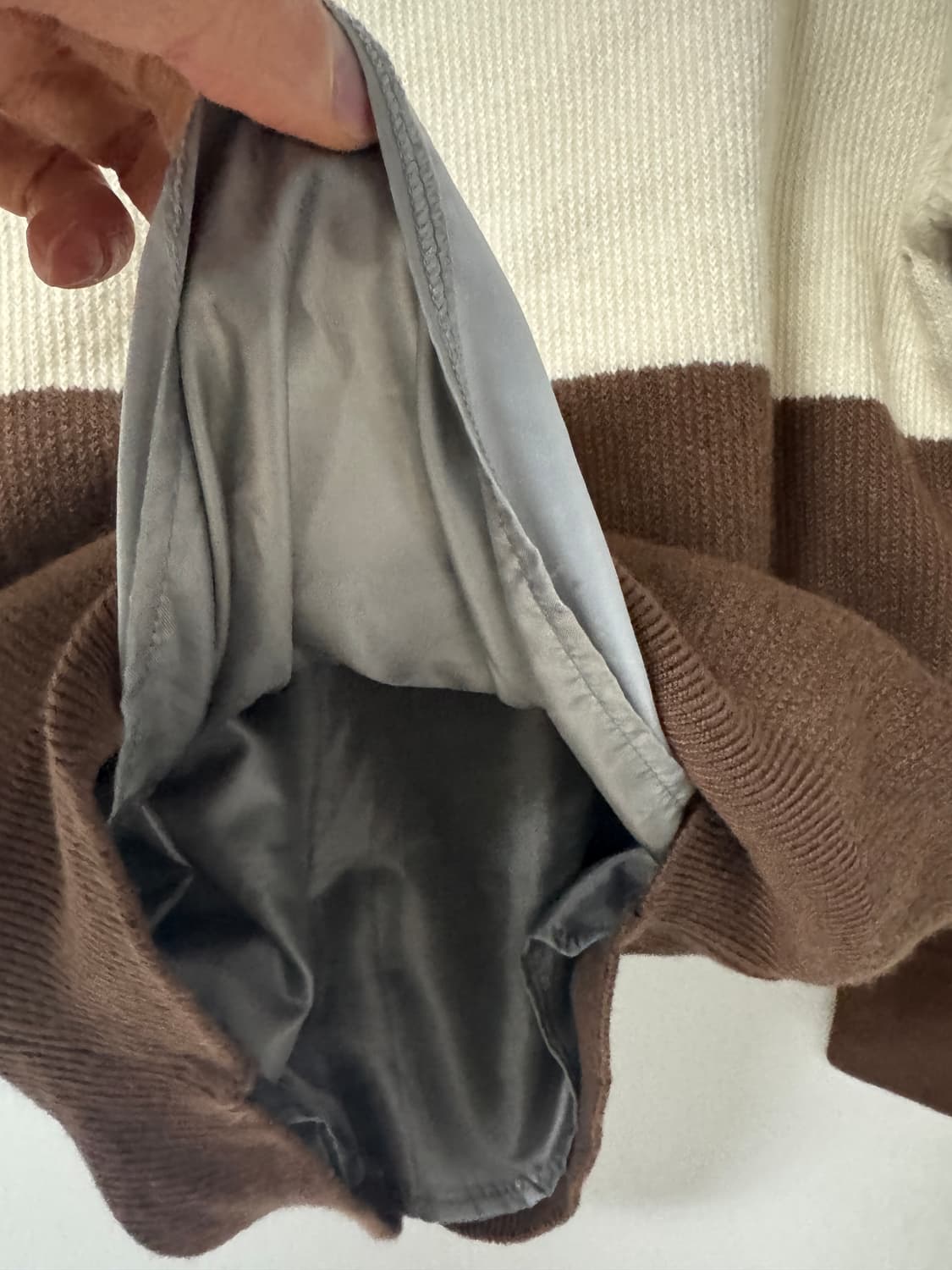 여성 일본 먼싱웨어 골프 스웨터 니트 M + 안감 상품이미지6