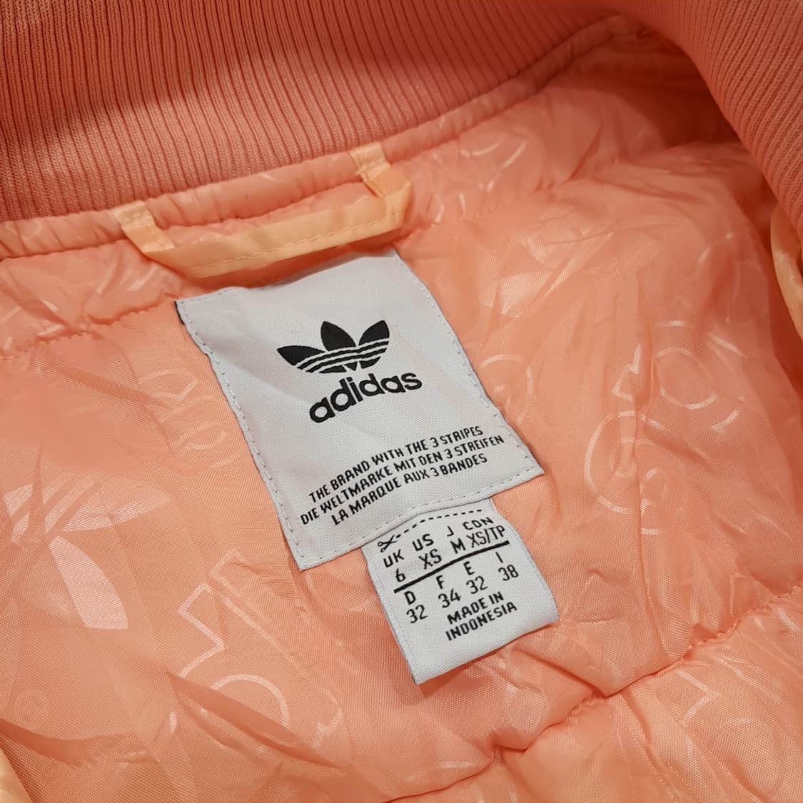 CN892W M 아디다스 오리지널 살몬 핑크 봄버 패딩 상품이미지5