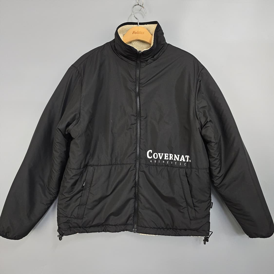 커버낫 리버서블 보아 플리스 자켓 M 상품이미지4