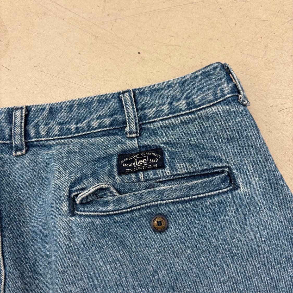 Lee 90s 스트레이트 핏 연청 데님 팬츠 상품이미지2