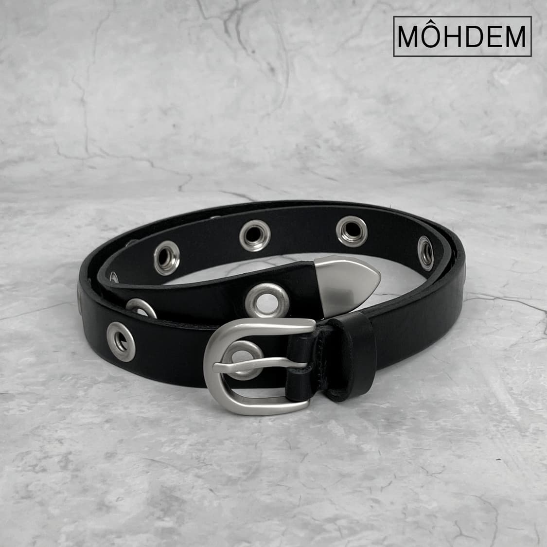 [Unisex] 아일렛 웨스턴 소가죽 벨트 상품이미지9