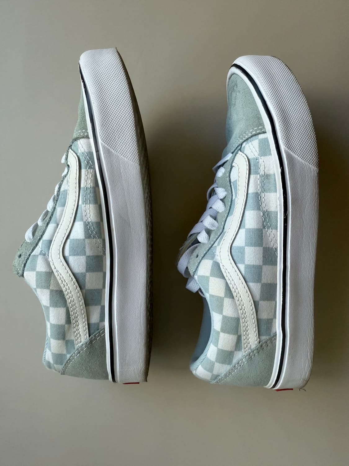 [2회착용.235] VANS 올드스쿨 체크 반스 스니커즈 캔버스 운동화 상품이미지2