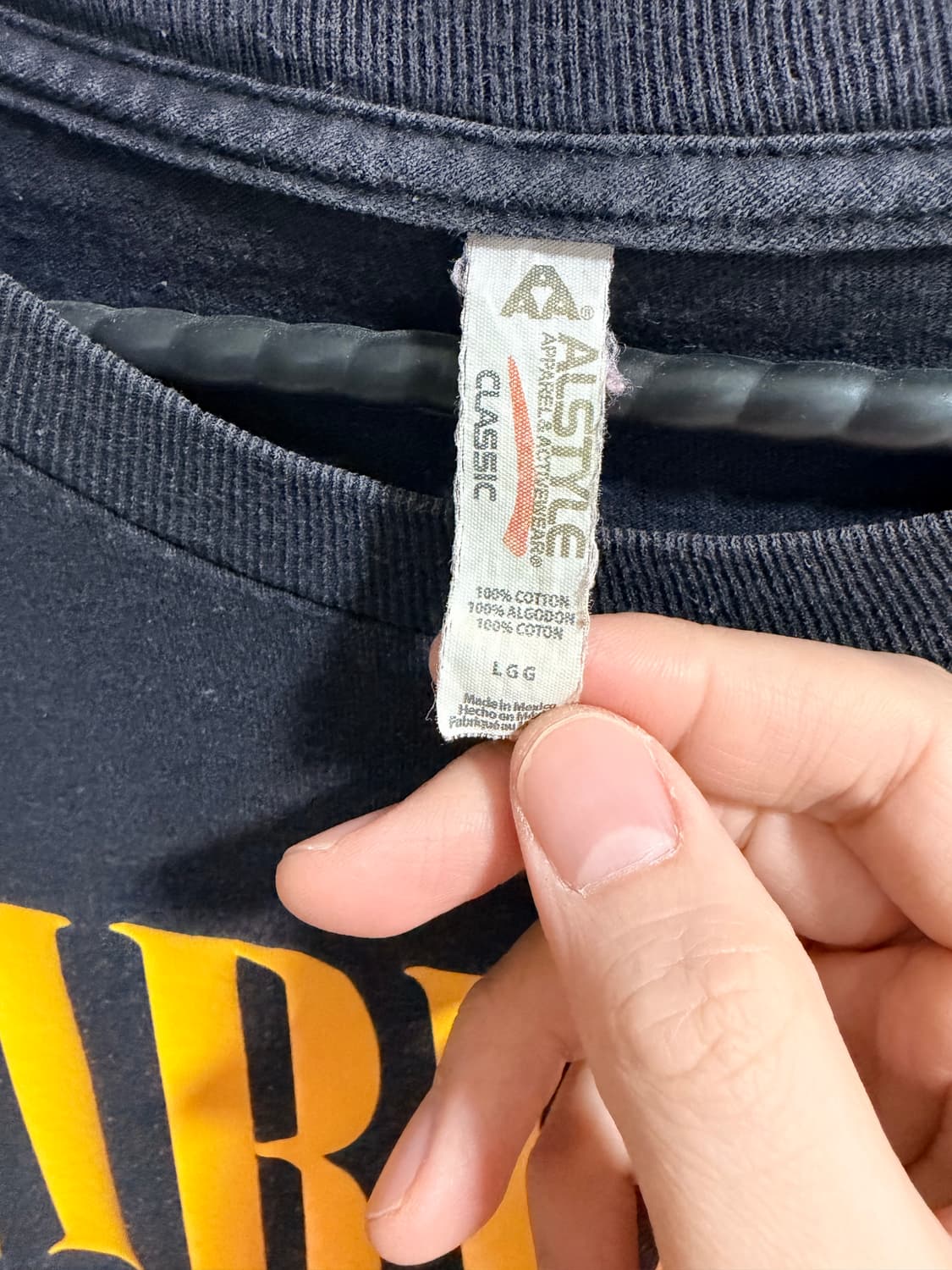 너바나 스마일 빈티지 티셔츠 상품이미지2