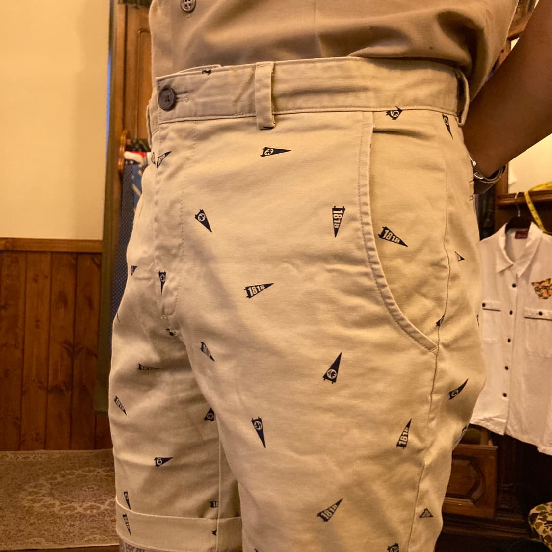 브룩스브라더스 패턴 하프팬츠 32 상품이미지8