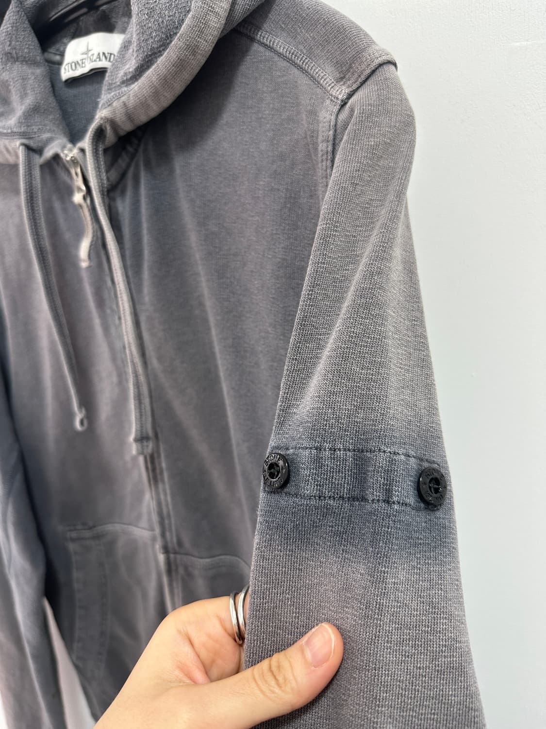 Stone Island 18ss pigment washing zip up 상품이미지4