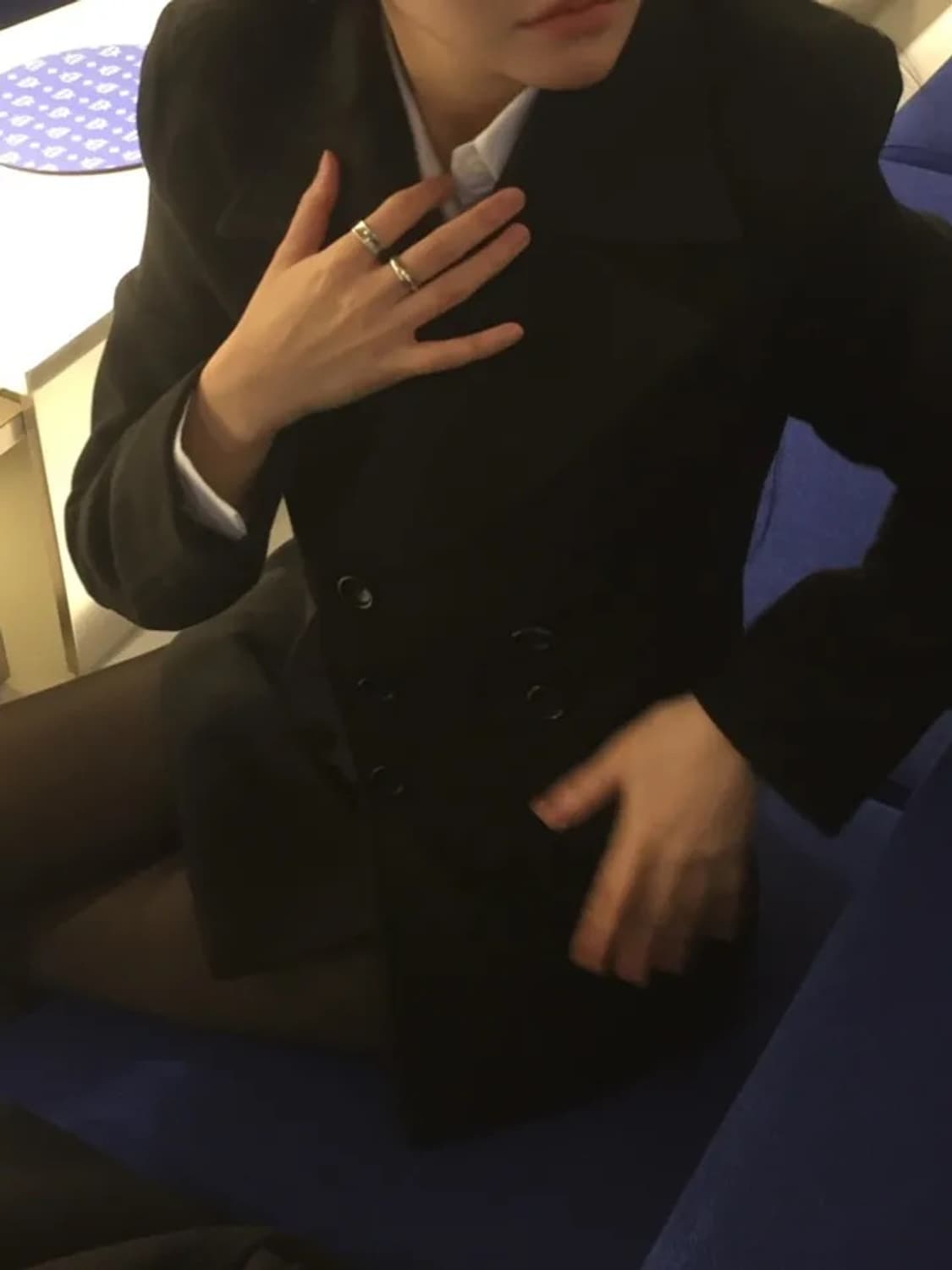 넥스트위크 더블 숏코트 그레이  상품이미지2