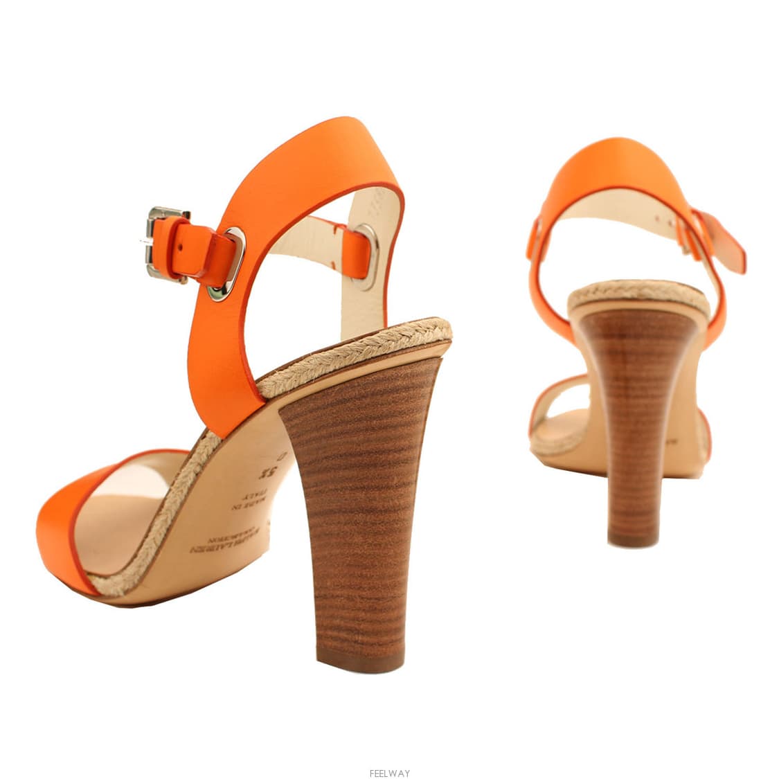 랄프로렌 오렌지 스트랩 샌들 225 상품이미지5