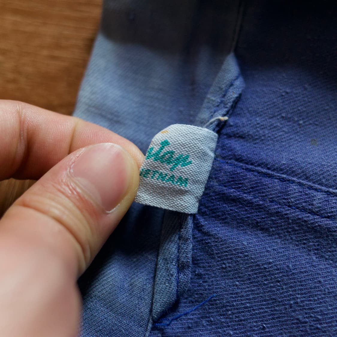 Vintage faded french work shirts 상품이미지10