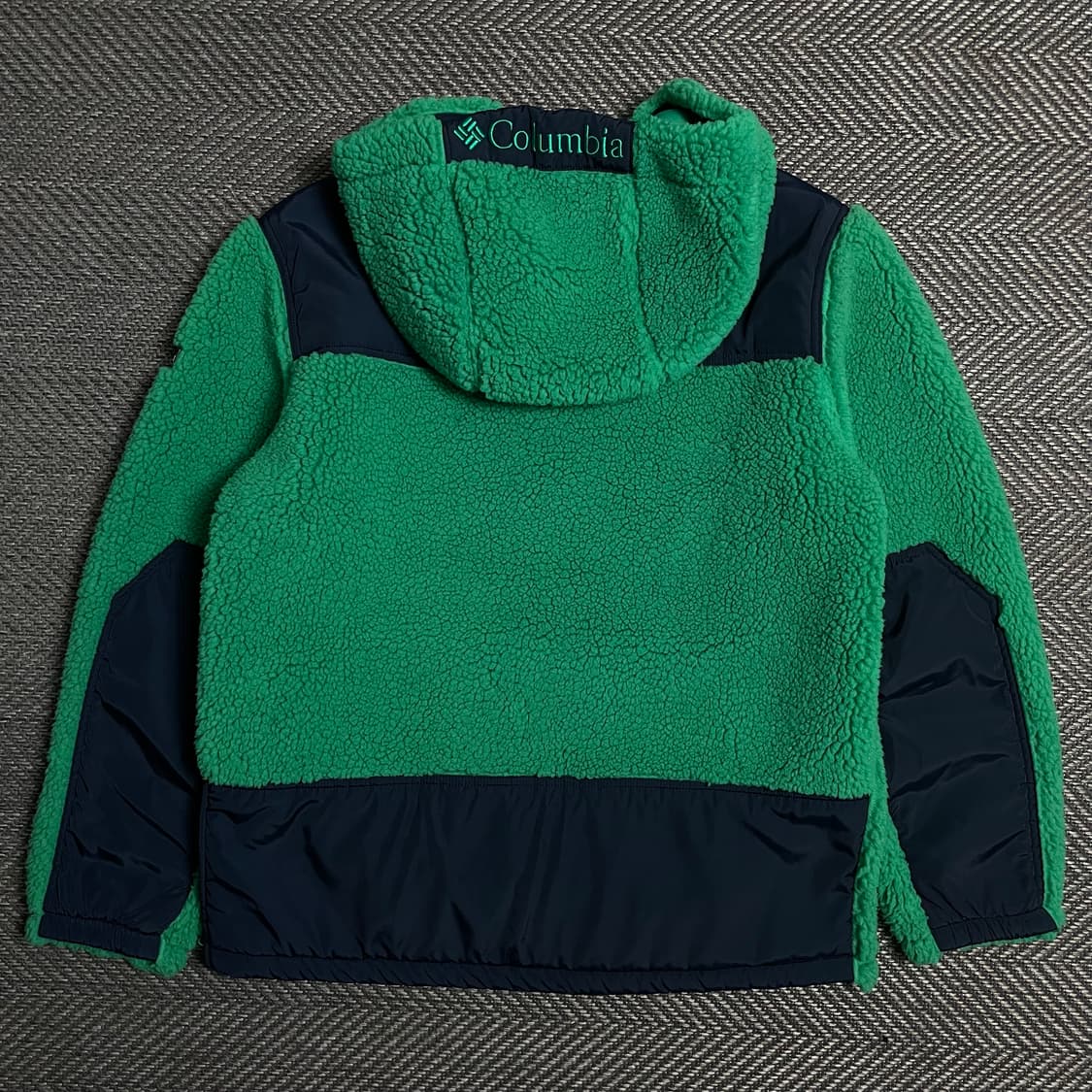 컬럼비아 박시핏 쉐르파 플리스 아노락 그린y 5347 상품이미지7