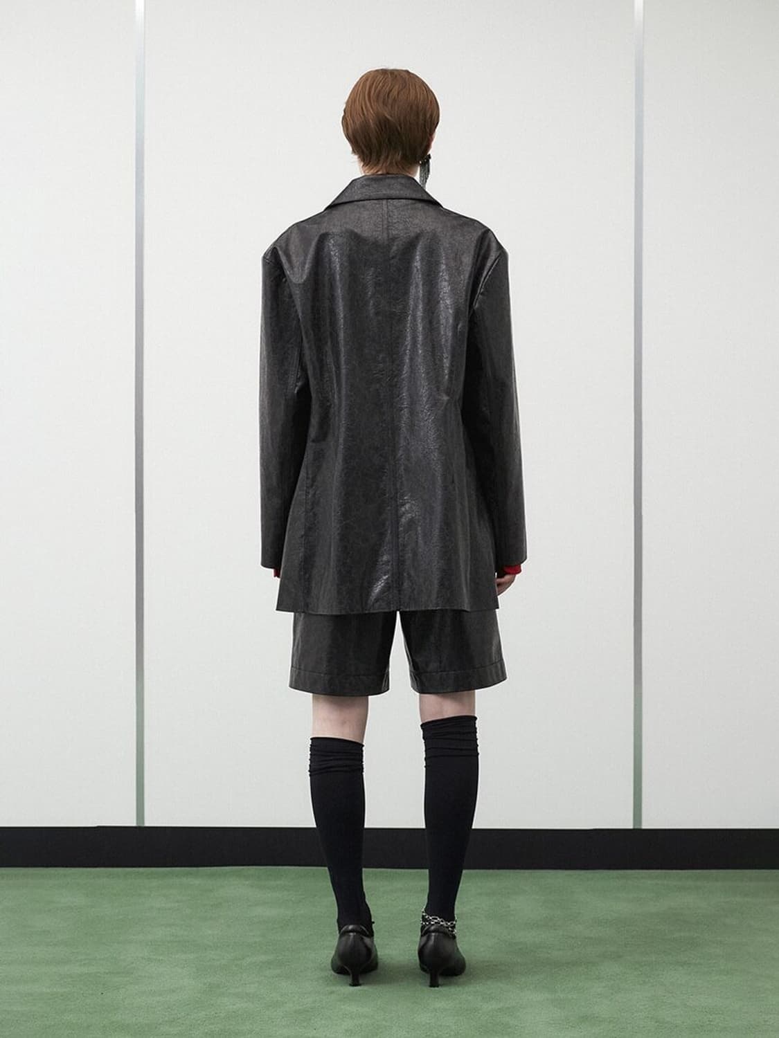 더일마 그레타 빈티지 에코 가죽 자켓 상품이미지3