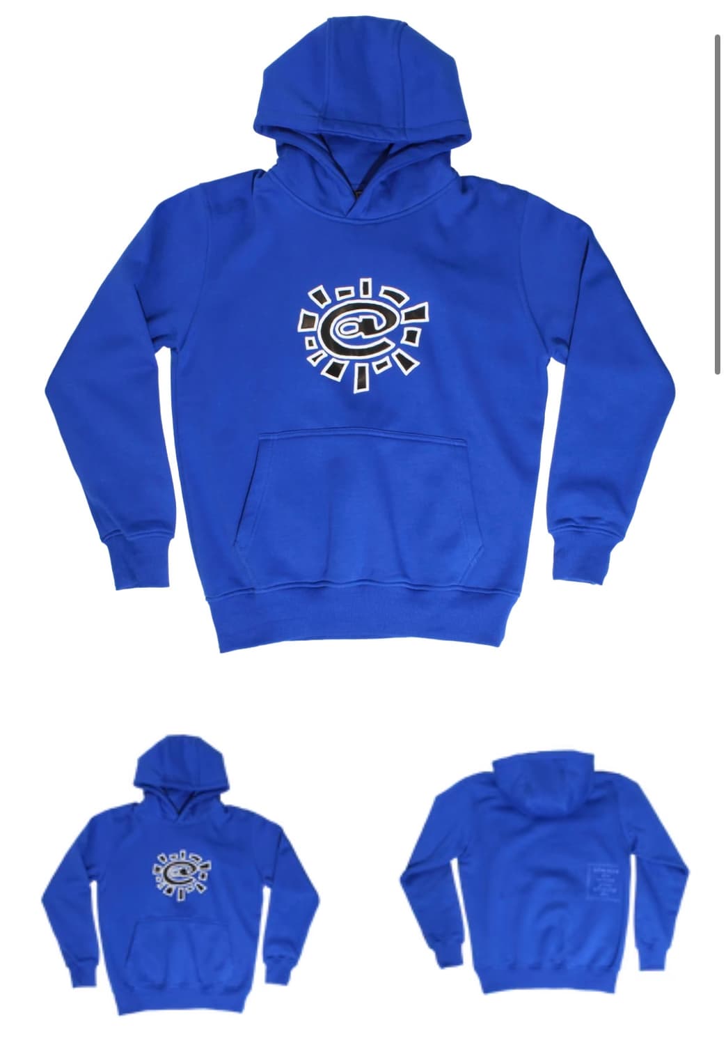 always do what you should do 썬 후드 로얄블루 상품이미지2