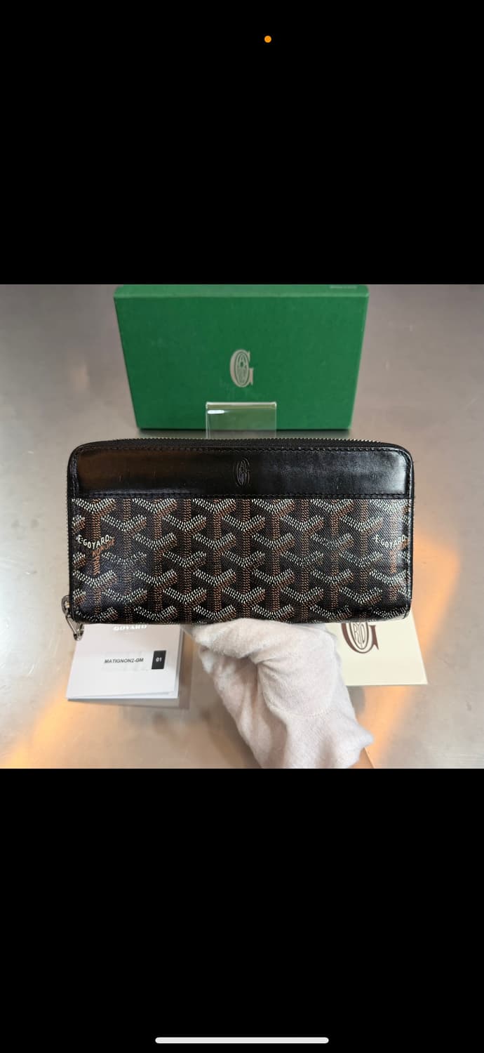 [고야드전포점] 고야드 클래식 블랙 마티뇽 GM 지퍼 장지갑 상품이미지2
