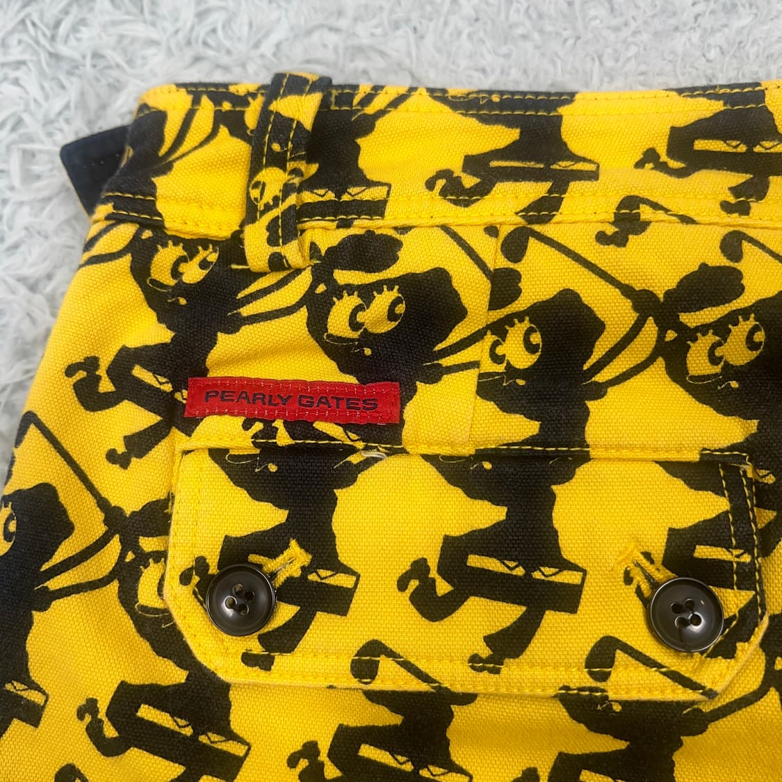 파리게이츠 x 스펀지밥 스퀘어팬츠 골프반바지 상품이미지8