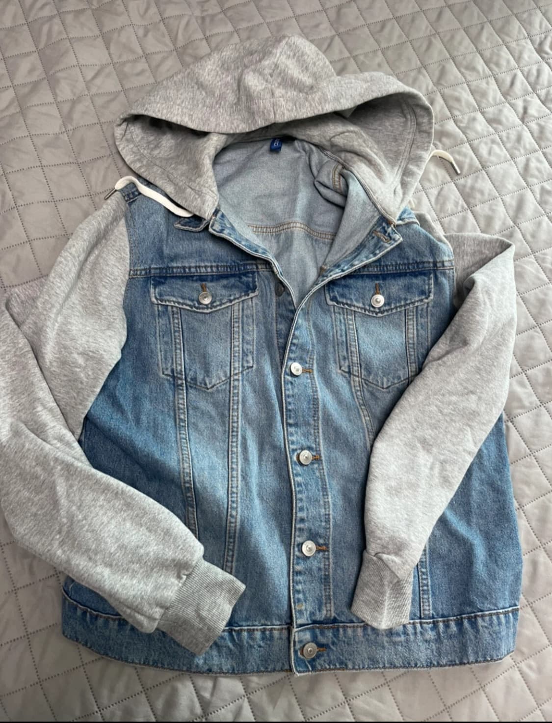 H&M 후드 데님 자켓  상품이미지1