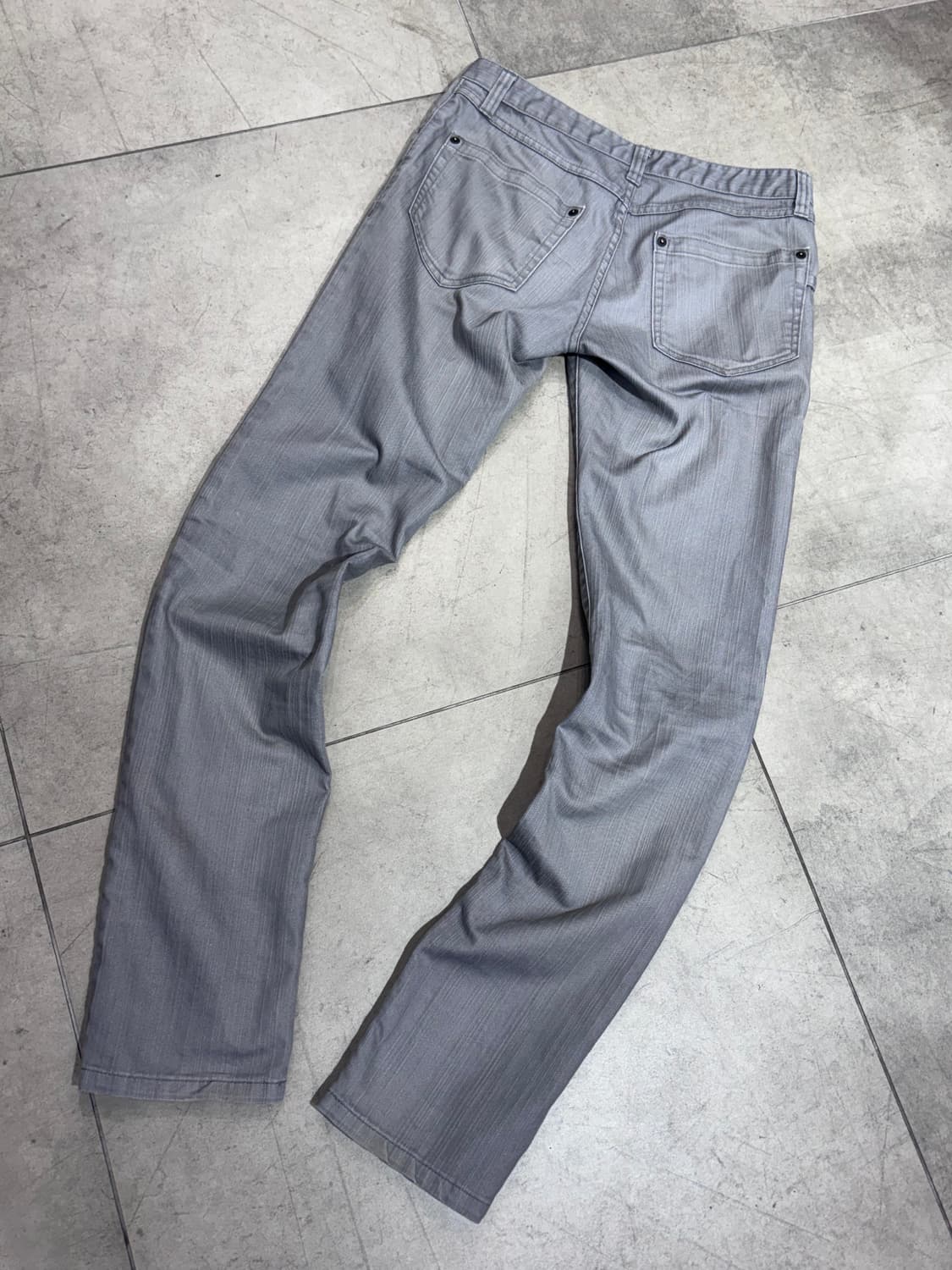 Katharine Hamnett 그레이 워싱 팬츠 바지 상품이미지6