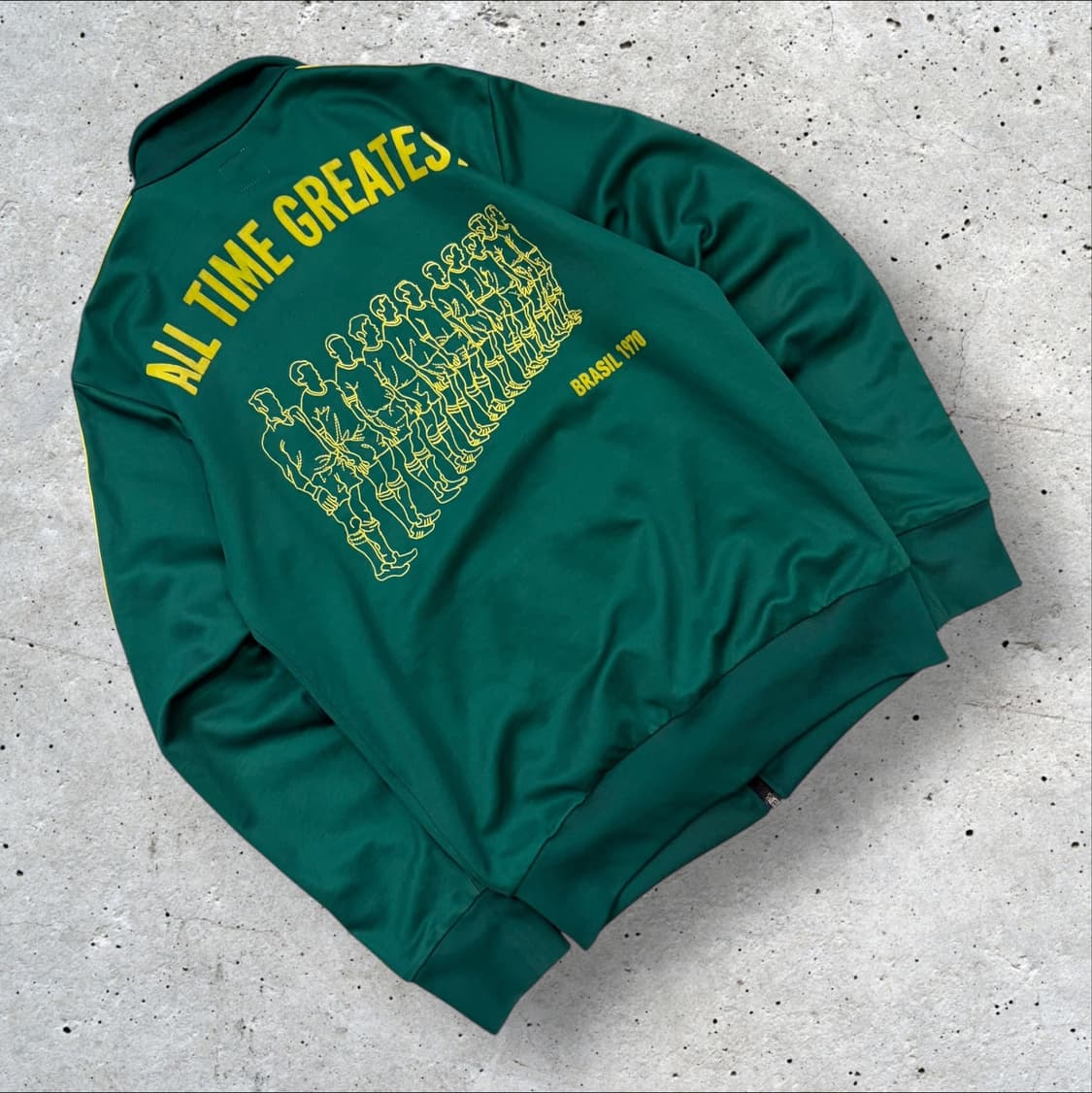 [S] 06s 아디다스 브라질 트랙탑 녹색/노란색 B504 상품이미지2